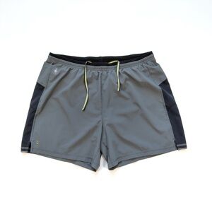 Smartwool Men’s Active Lined 5” Shorts - Size XL Gray Black